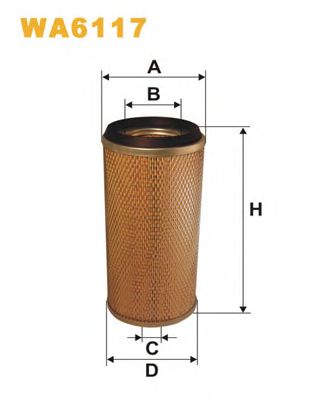 WIX FILTERS wa6117 -  Воздушный фильтр